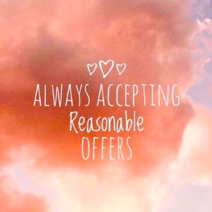 Any reasonable offer will be considered.